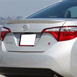 Toyota Corolla Lip Mount Painted Rear Spoiler, 2014, 2015, 2016, 2017, 2018