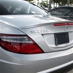 Mercedes SLK Lip Mount Painted Rear Spoiler, 2012, 2013, 2014