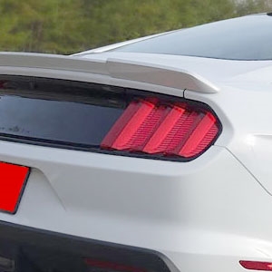 Ford Mustang Racing Style Painted Rear Spoiler, 2015, 2016, 2017, 2018, 2019, 2020, 2021, 2022