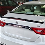 Nissan Maxima Painted Rear Spoiler (sport factory style), 2016, 2017, 2018, 2019, 2020, 2021, 2022, 2023