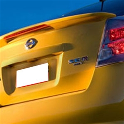 Nissan Sentra SER Painted Rear Spoiler with Light, 2007, 2008, 2009, 2010, 2011, 2012