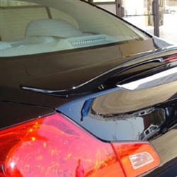 Infiniti G35 / G37 Sedan Painted Rear Spoiler with Light, 2007, 2008, 2009, 2010, 2011, 2012, 2013