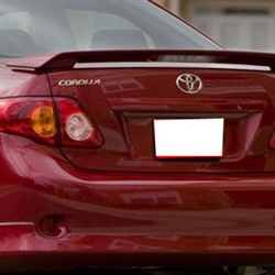 Toyota Corolla 2 Post Painted Rear Spoiler (with light), 2009, 2010, 2011, 2012, 2013