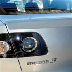 Mazda 3 Lip Mount Painted Rear Spoiler, 2004, 2005, 2006, 2007, 2008, 2009