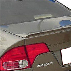 Honda Civic Sedan Lip Mount Painted Rear Spoiler, 2007, 2008, 2009, 2010, 2011