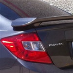 Honda Civic Sedan 2 Post Painted Rear Spoiler, 2012, 2013, 2014, 2015