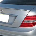 Mercedes C Class Coupe Painted Rear Spoiler, 2012, 2013, 2014