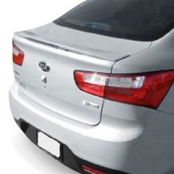 Kia Rio Sedan Flush Mount Painted Rear Spoiler, 2012, 2013, 2014, 2015, 2016, 2017