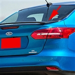 Ford Focus Sedan Painted Rear Spoiler, 2015, 2016, 2017, 2018