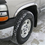 Chevrolet Silverado Chrome Wheel Well Fender Trim 1999, 2000, 2001, 2001, 2003, 2004, 2005, 2006