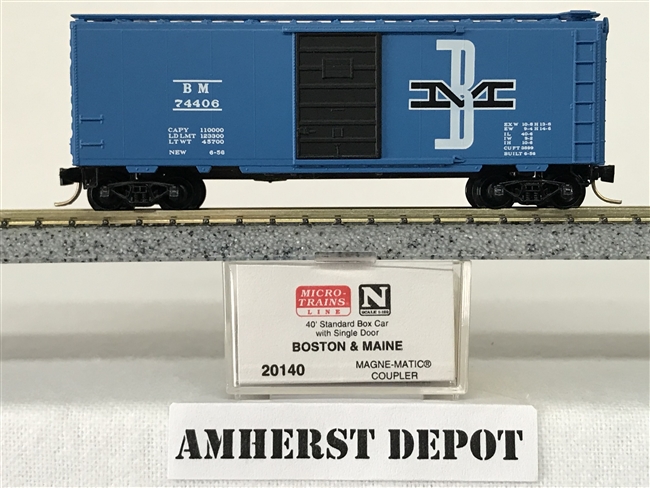 20140 Boston and Maine Box Car  B & M Micro Trains