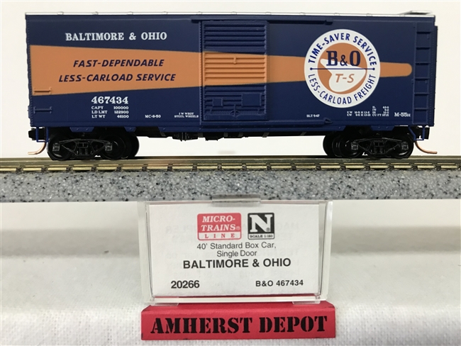 20266 Micro Trains Baltimore & Ohio Box Car