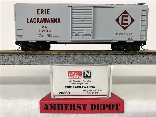 20360 Micro Trains Erie Lackawanna Box Car EL