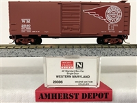 20396 Micro Trains Western Maryland  Box Car WM