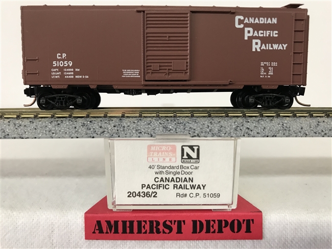 20436/2 Micro Trains Canadian Pacific Railway Box Car CP #51059