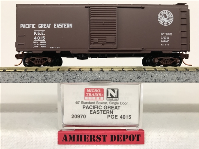 20970 Micro Trains Pacific Great Eastern #4015 Box Car P.G.E.