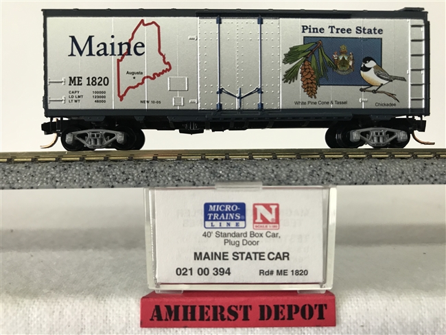 21 00 394 Micro Trains Maine State Car ME