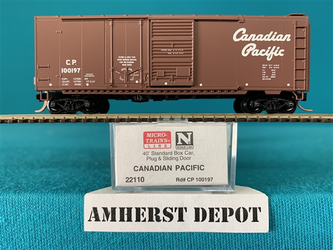 22110 Micro Trains Canadian Pacific Box Car CP