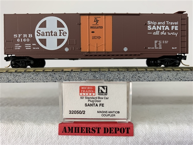 32050-2 Micro Trains Santa Fe Box Car SF