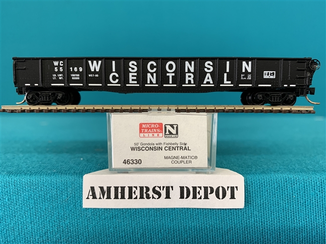 46330 Micro Trains Wisconsin Central #55169 Gondola Car WC