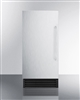 Summit BIM44G 15" Ice Maker Built in Freestanding Frost Free Stainless Steel