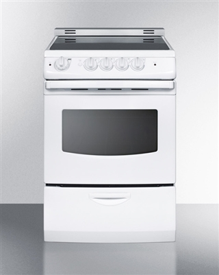 Summit REX242WRT 24" Slide In Electric Range