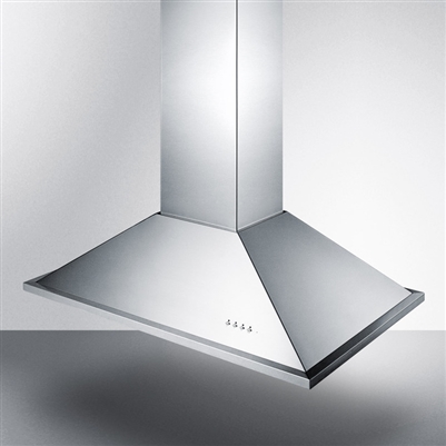 Summit SEIH1536CV3  36" Island Mount Range Hood Stainless Steel Convertible