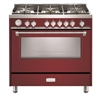 Verona Designer Series VDFSGG365BU 36" All Gas Range Oven Burgundy