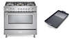 Verona Designer Series VDFSGG365SS 36" All Gas Range Oven W/Griddle Stainless Steel