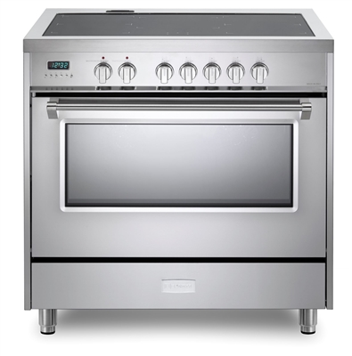 Designer Series VDFSIE365SS 36 Inch 5 cu.ft Induction Range Oven Freestanding, 5 Elements Smoothtop Cooktop, Convection Stainless Steel