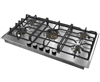 Verona Designer Series VDGCT536FSS 36" Gas Cooktop 5 Sealed Brass Burners Stainless Steel