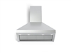 Verona Designer Series VECHW36GSS 36" Chimney Wall Mount Range Hood LED Lighting Stainless Steel