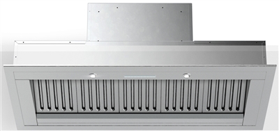 Verona Designer Series VEINS34GSS 34" Insert Liner Range Hood LED Lighting Stainless Steel