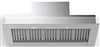 Verona Designer Series VEINS46GSS 46" Insert Liner Range Hood LED Lighting Stainless Steel