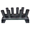 Black Widow Training Gear 8 Barbell Storage Rack - Organize your barbells with style and precision.