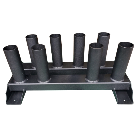 Black Widow Training Gear 8 Barbell Storage Rack - Organize your barbells with style and precision.