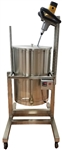 Heated Pot Tipper Soap Making Dispensing Kettle Tank 26 Gallons for soap making equipment.