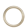 Drapery Ring, Brass, 3/8" diameter.  For roman & natural shades. DRP201