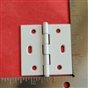 Butt Hinge Assembly for Shutter, WHITE, 2.5" long