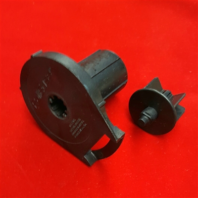 PIN end. R16 Clutch & End Plug Set with Pin End. For Roller Screen Shade. R16. Black. 1.5" tube.