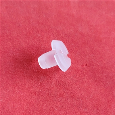 Bottom Plug for 1" Mini Blind. Milky color. BP-M-EZ