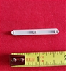 Gray plastic tink for scissor carrier, for Paramount Vertical Blind. Hunter Douglas