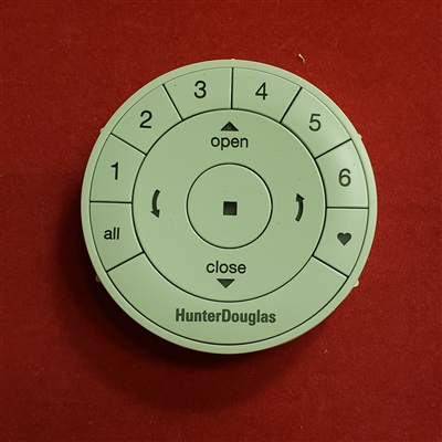 Remote Control v2. Round with CR2032 Batteries. Hunter Douglas Powerview. 7520000008. 7520000016