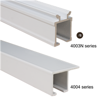 R TRACK CEILING MOUNT ONLY, 8FT TRACK, WHITE. 4004 series