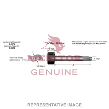 Meritor Camshaft / Rh P/N: 2210D6738S