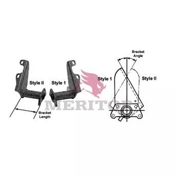 Meritor Bracket Camshaft P/N: A41-3299E4763 or A413299E4763