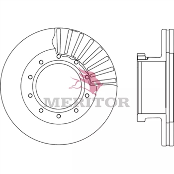 Meritor Rotor P/N: M44D76603