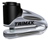 Trimax Hardened Metal Rotor/Disc Lock with 10mm Pin (Chrome)