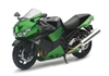 1:12 2011 Kawasaki ZX-14 Street Bike (Green)