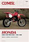 Clymer Manuals - Honda CR60-125R Pro-Link, 1981-1988